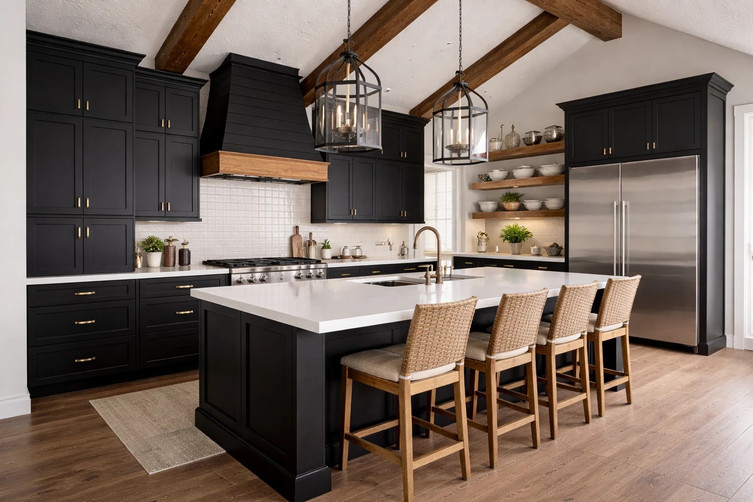 Costa Kitchens custom kitchen cabinetry installation in Cypress Texas